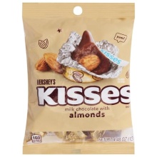 Hershey's Kisses  Milk Chocolate With Almonds 127g Bag